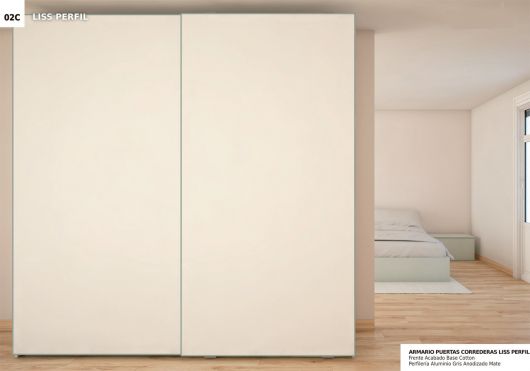 Armario puertas correderas Liss Perfil Armario puertas correderas Liss Perfil