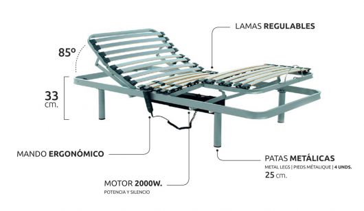 Cama articulada modelo Master Cama articulada modelo Master