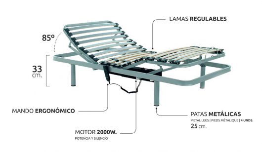 Cama articulada modelo Master