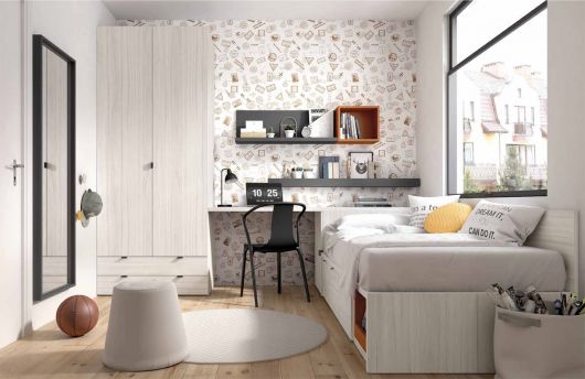 Conjunto mueble juvenil modelo Mood 10