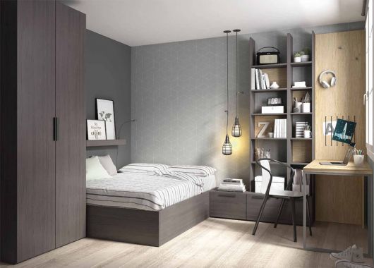 Conjunto mueble juvenil modelo Mood 33 Conjunto mueble juvenil modelo Mood 33