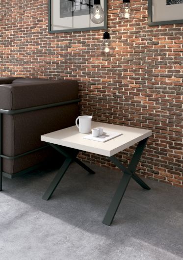 Mueble auxiliar base aspa Mueble auxiliar base aspa
