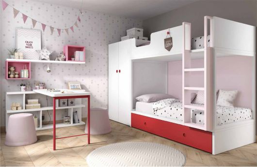 Conjunto mueble juvenil modelo Mood 45