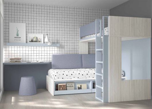 Conjunto mueble juvenil modelo Mood 49 Conjunto mueble juvenil modelo Mood 49